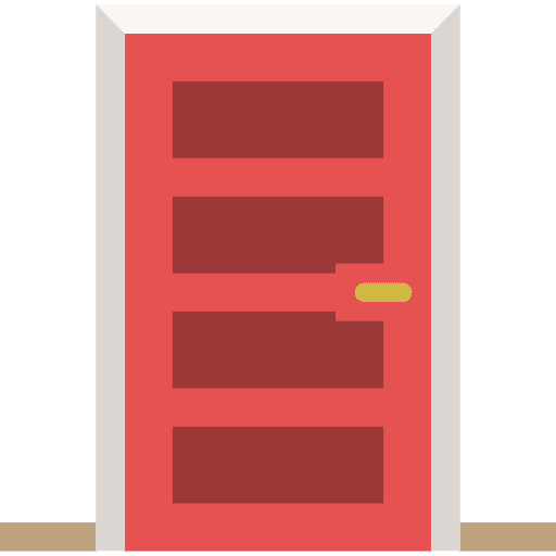 Door exit door door access icon