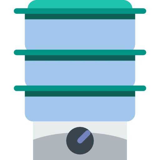 Food steamer kitchenware food steamer device icon