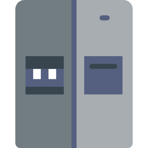 Fridge technology electronic cold icon