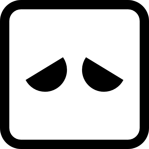 Angry feelings emoji interface icon