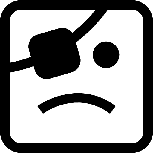 Pirate faces feelings pirate icon