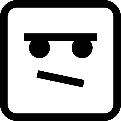 Sad emoji faces interface icon