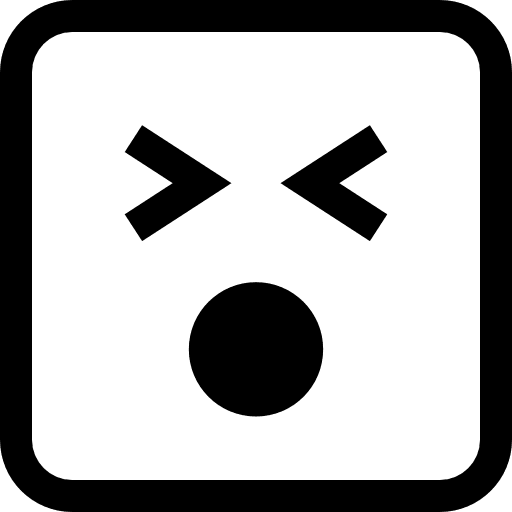 Shocked emoticons feelings interface icon