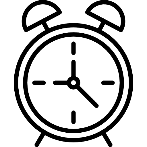 Alarm clock alarm clock timer time icon