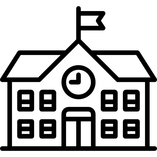 School school empire state building high school icon