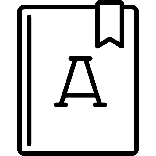 Book study literature reading icon