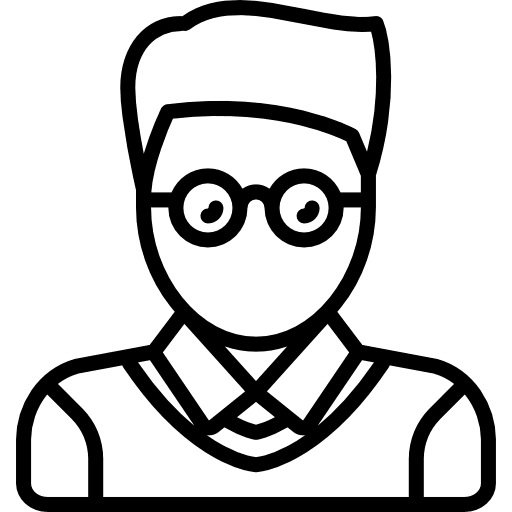 Student boy user avatar icon