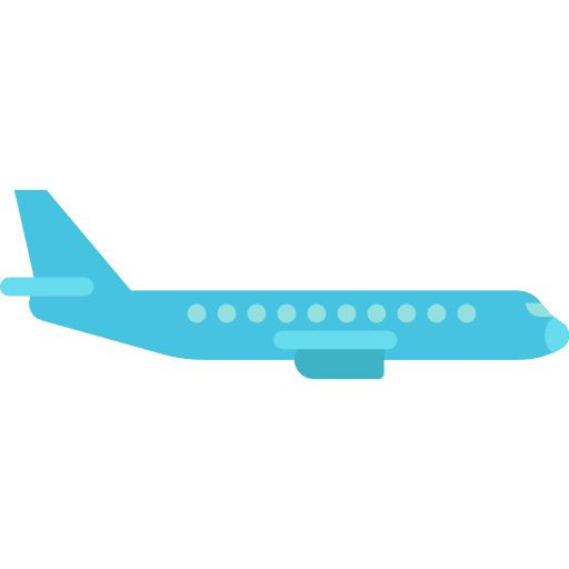 Airplane flight airplane transport icon
