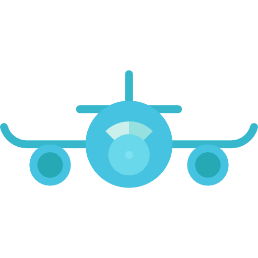 Airplane aeroplane transport flight icon