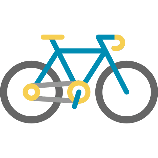 Bicycle vehicle transportation transport icon