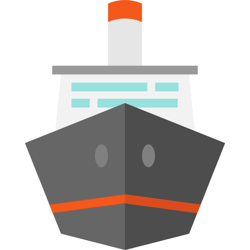 Boat ship ships cruise icon