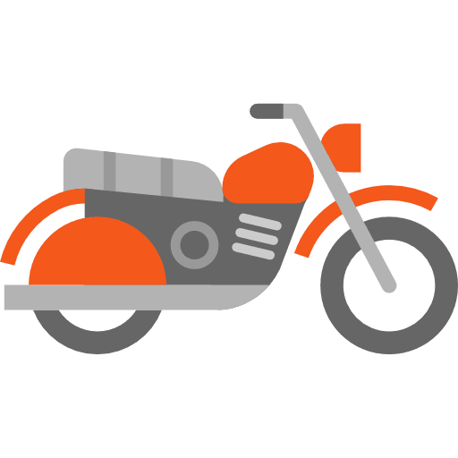 Motorcycle transport motor sports motorbike icon