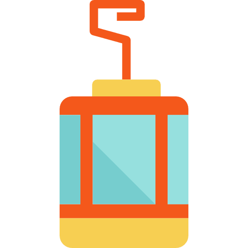 Cable car cabin ski resort cable car cabin cable car icon