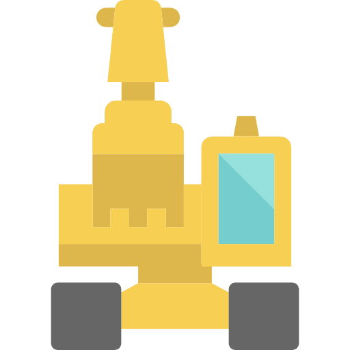 Excavator excavator construction transportation icon