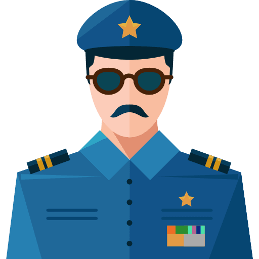 Policeman avatar social profile icon