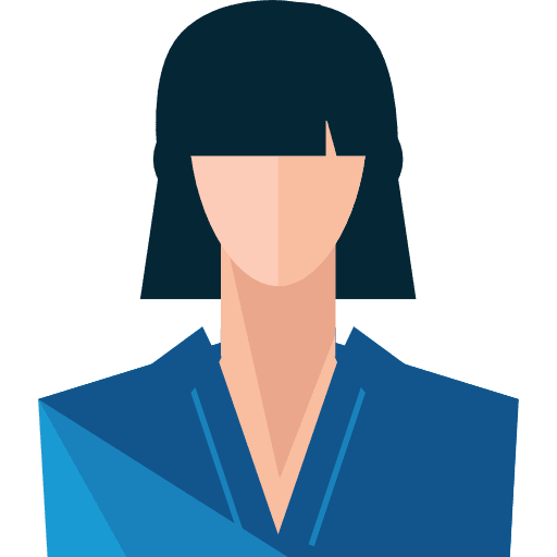 Asian profile user woman icon