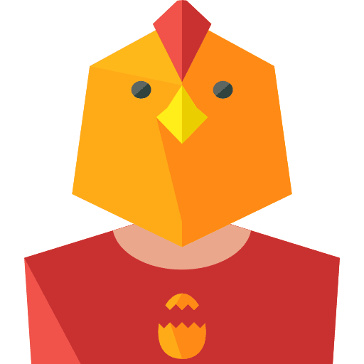 Chicken profile social avatar icon