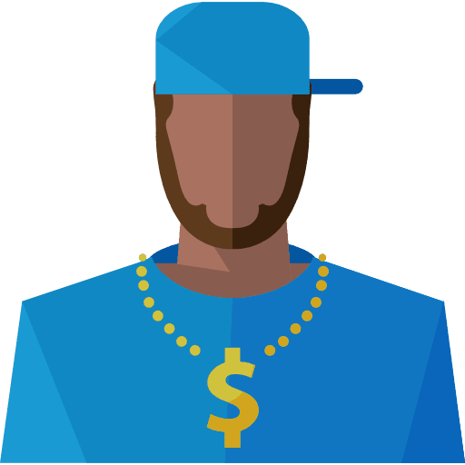 Rapper hip hop social rapper icon