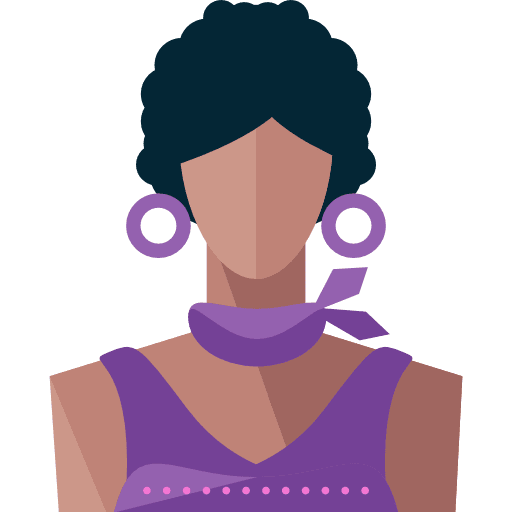 Avatar social woman user icon