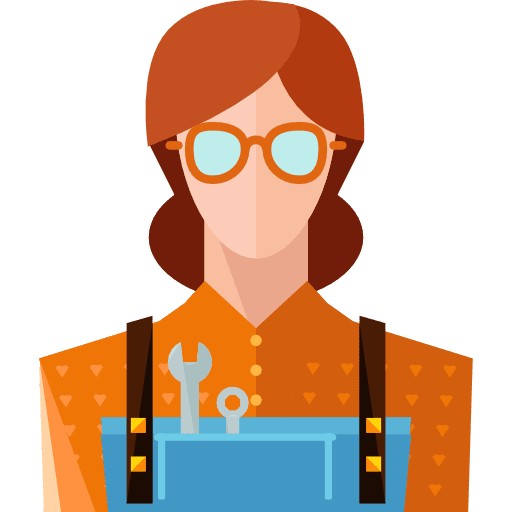 Mechanic professions and jobs profile social icon