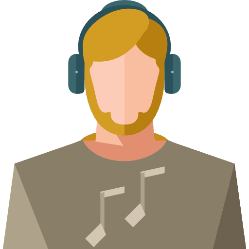 Musician profile avatar social icon
