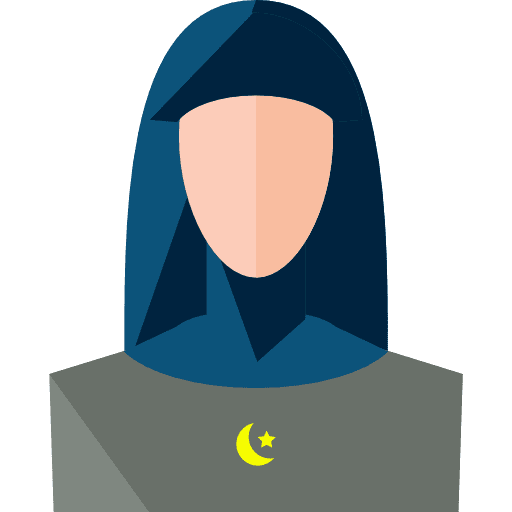 Muslim woman muslim profile icon