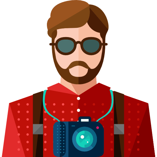 Photographer user social profile icon