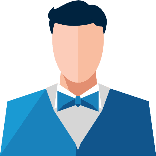 Waiter user woman avatar icon