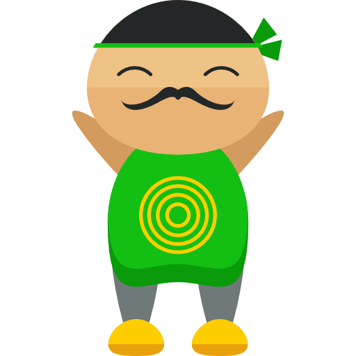 Asian people characters man icon