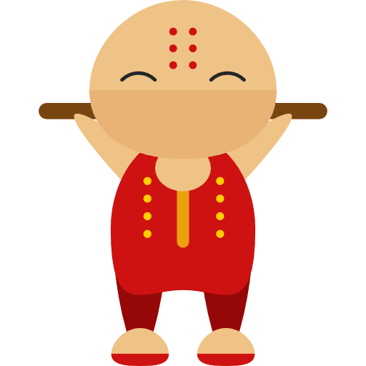 Asian people man characters icon