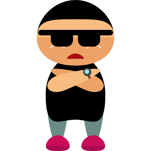 Cool people man characters icon