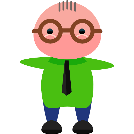 Teacher teacher man characters icon