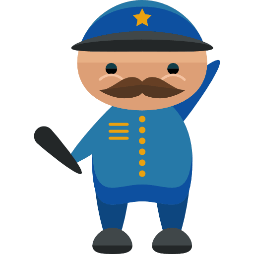 Policeman policeman man characters icon