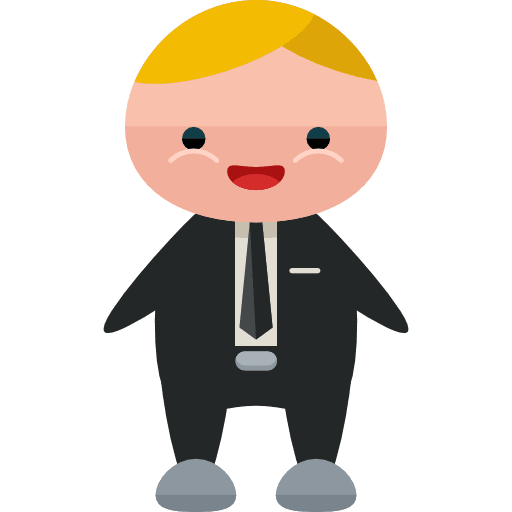 Businessman man characters businessman icon