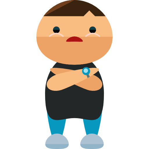 Cool characters man cool icon