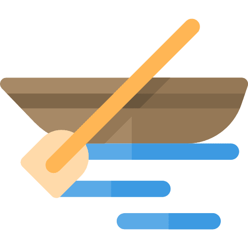 Boat sailing sailboat transport icon