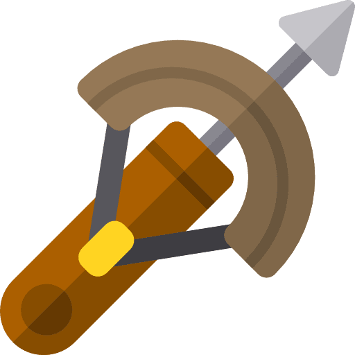 Crossbow weapon arrow weapons icon