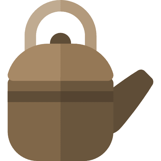 Kettle tea food hot drink icon