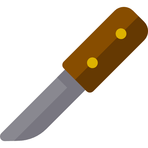 Knife miscellaneous food cutlery icon