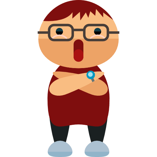 Nerd nerd characters people icon