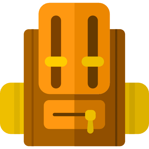 Backpack luggage backpack bags icon