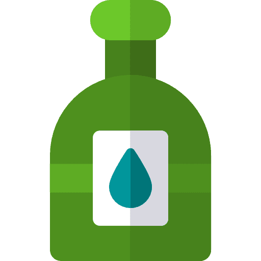 Oil bottles oil cream icon