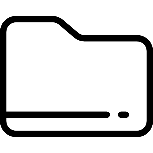 Folder data storage file storage folder icon