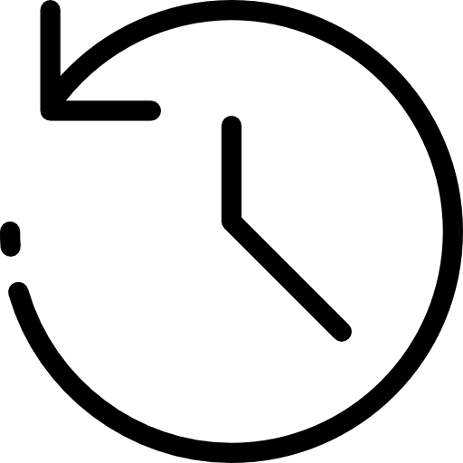 Backup time restore backup icon