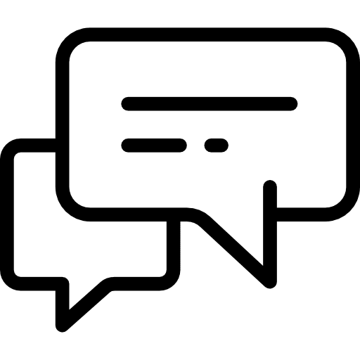 Chat multimedia chat speech bubble icon