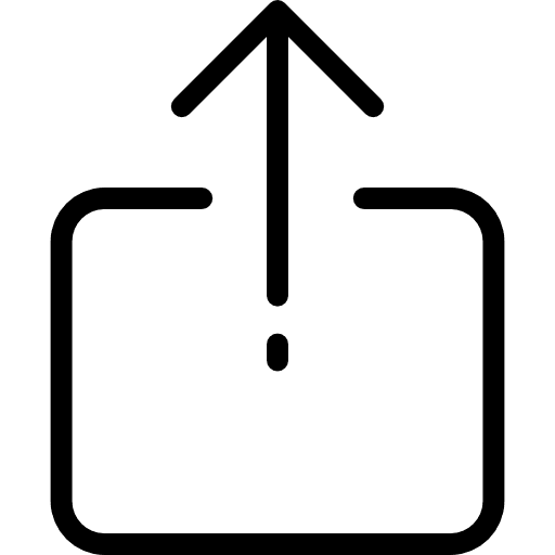 Export export square interface icon