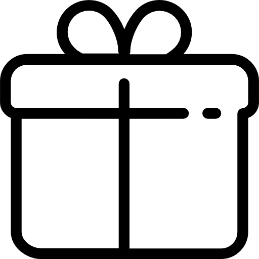 Present surprise birthday gift icon