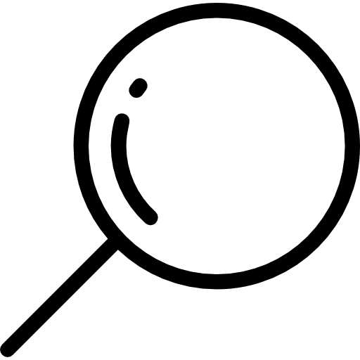Search zoom magnifying glass loupe icon
