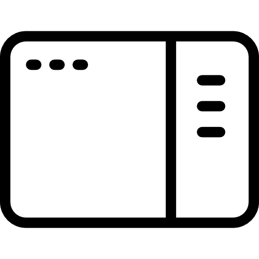 Sidebar picture layout browser icon