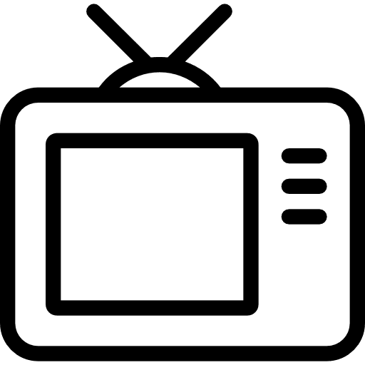 Television vintage technology antenna icon